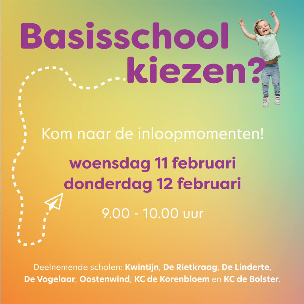 Kom naar de inloopmementen bij de Bolster Raalte