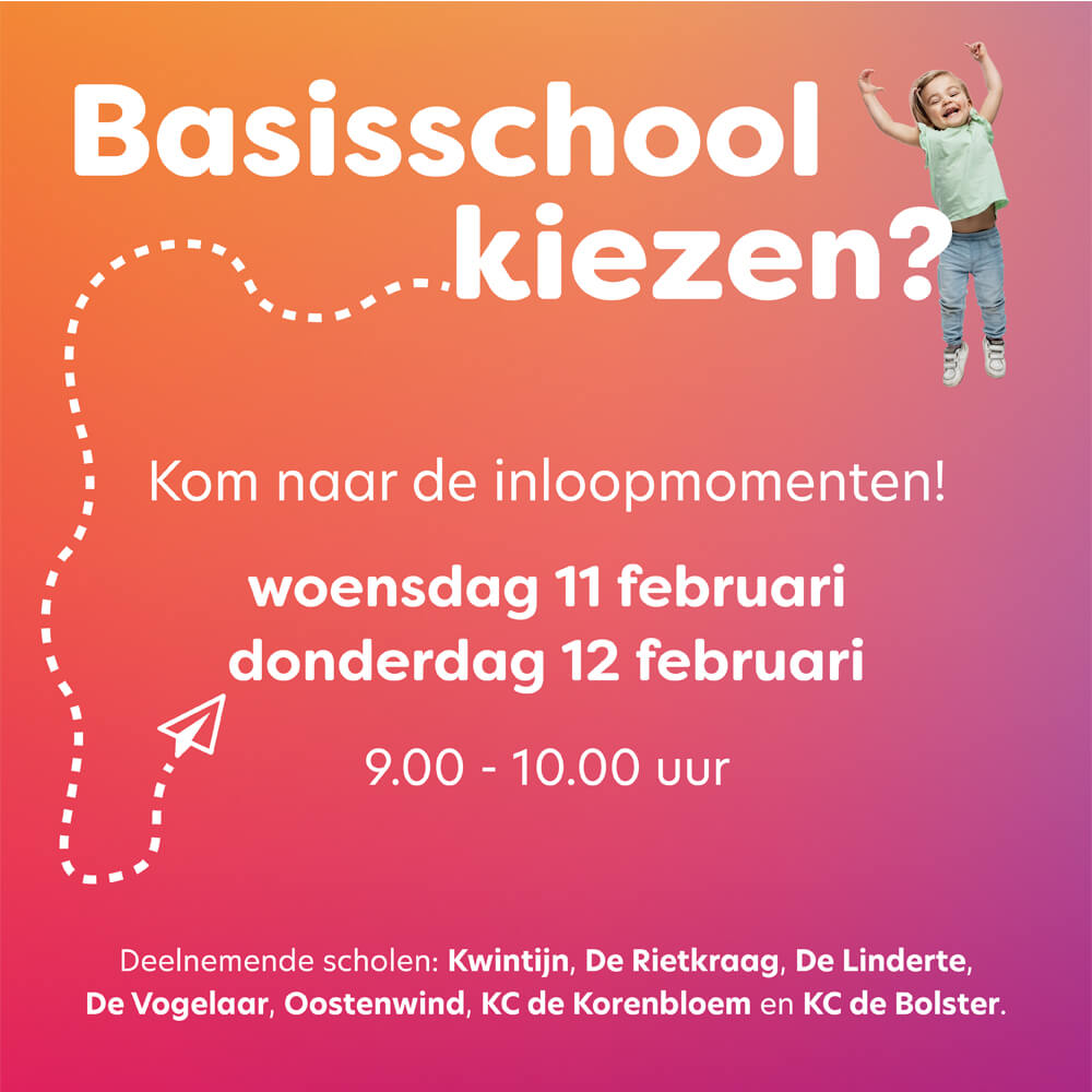 Kom naar de inloopmementen bij de Bolster Raalte